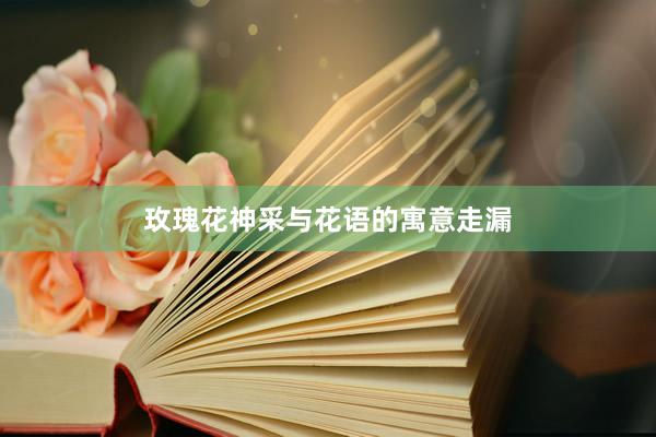 玫瑰花神采与花语的寓意走漏